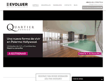 Tablet Screenshot of evoluer.com.ar